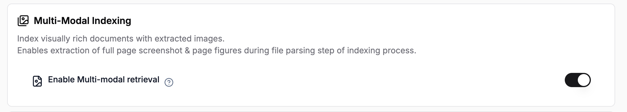 Enable Multi-modal retrieval